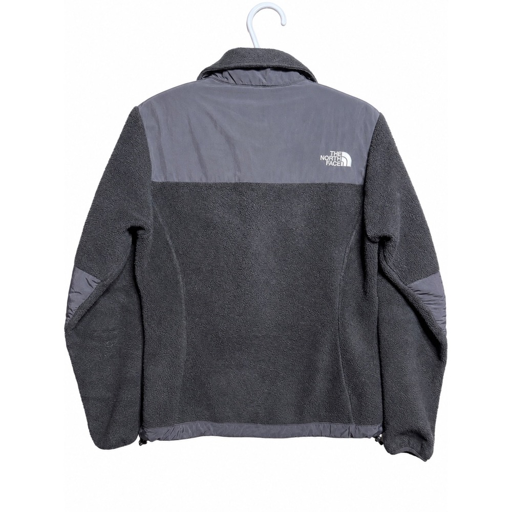 The North Face Denali Polartec Fleece Jacket Charcoal Grey Black Womens Small